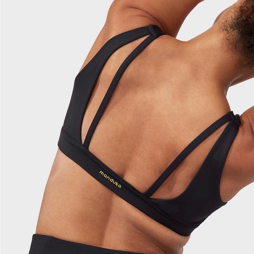 Manduka Presence Bra in Black (XS)